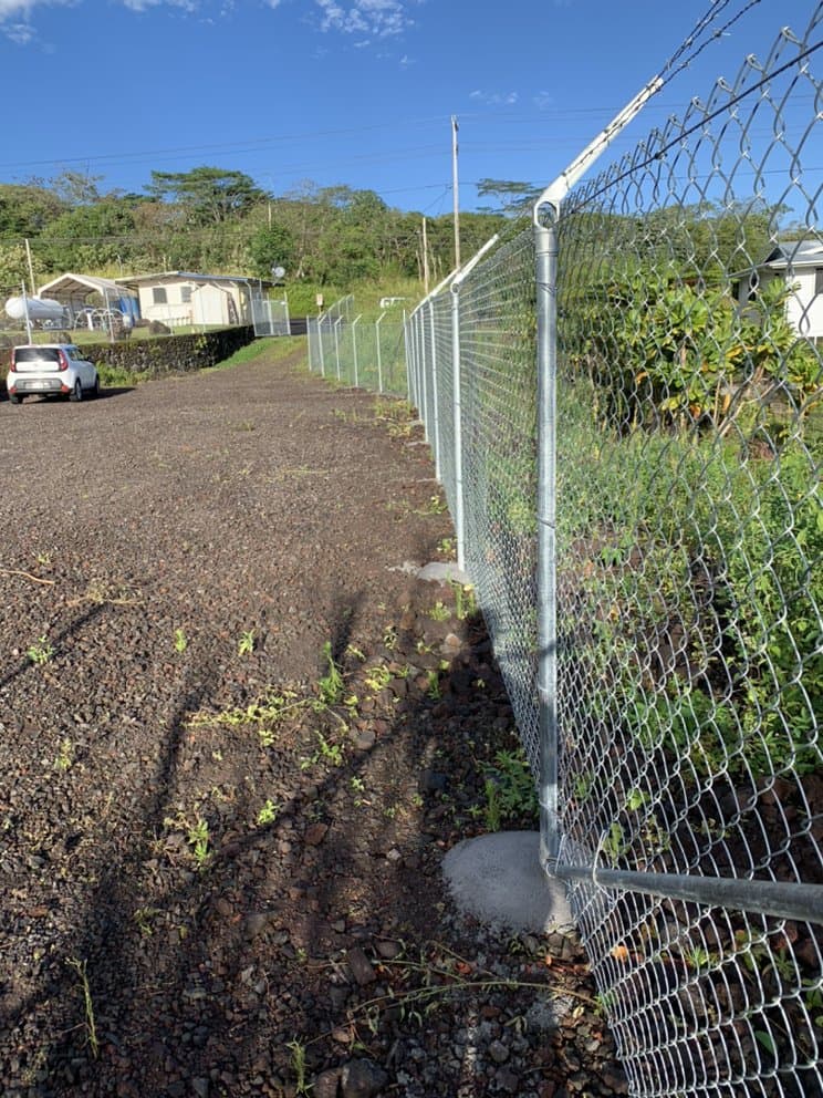 On The Line Fencing completed project photo, Big Island, Hawaii