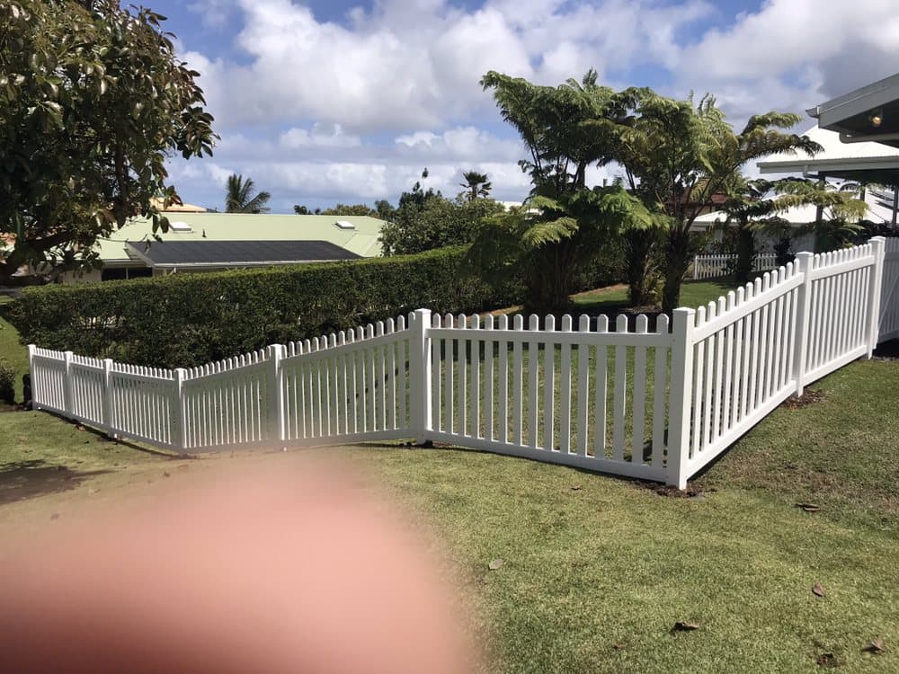 Vinyl — On The Line Fencing project, Big Island, Hawaii