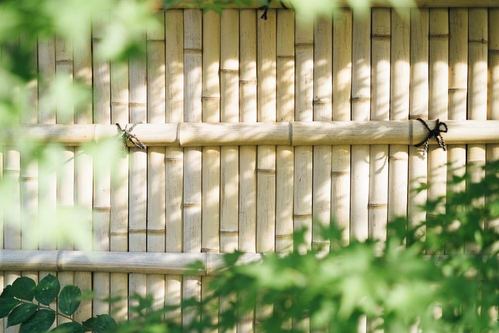 bamboo residential fencing on the Big Island